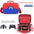 Classic Travel Protective Case Storage Bag Portable Carrying Case For Nintendo Switch Oled  mario Big M Upgrade  blue red