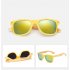 Classical Colorful Film Moso Bamboo Leg Sunglasses