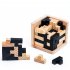 Classical Wooden Cube Puzzle Ming Luban Interlocking Brain Teaser Early Learning Toy for Children Gifts