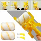 Clean cut Paint Edger Roller Brush with Rotation Handle Removable Safety Tool for Wall Ceiling