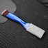 Cleaning  Brush 2 In 1 Car Air conditioner Outlet Cleaning Tool Multi purpose Dedusting Interior Brush Washer Blue 7882
