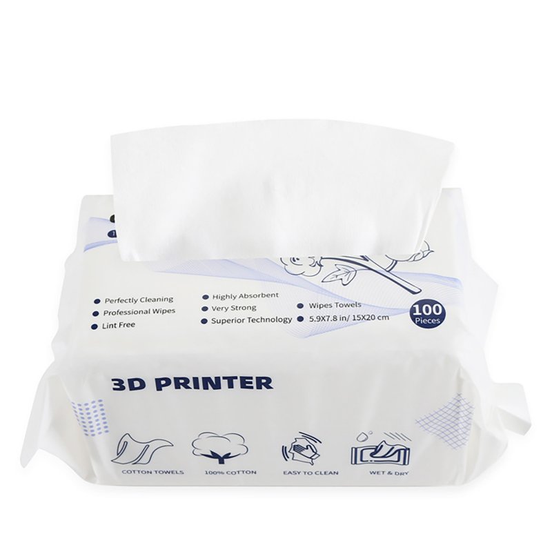 Cleaning Cotton Wipes Highly Absorbent Cleaning Towels 3d Printer Steel Plate Model Dust Removal Tool as picture show