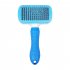 Cleaning  Slicker Brush With Massage Particles Loose Hair Removing Tool For Cats Dogs Grooming Comb Wire comb blue