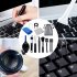Cleaning Tool Kits Crevice Brush Household Electronic Dust Removal Cleaner Set For Mechanical Keyboard Computer Mainframe 12 piece set