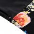 Clearlove Women s Boat Neck Long Sleeve Vintage Casual Floral A Line Party DressT3HL