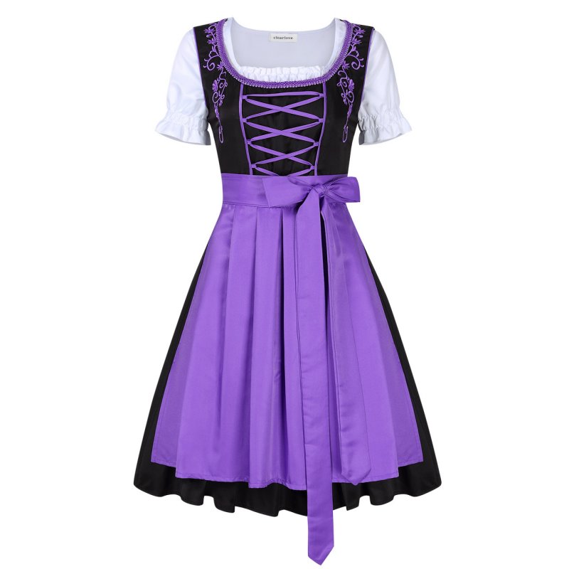 Clearlove Women's Classic Dress Three Pieces Suit for German Traditional Oktoberfest Costumes