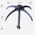 Climbing Grappling  Hook Foldable 4claws Climbing Hook For Outdoor Hiking Wall Climbing as picture show
