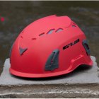 Climbing Helmet Professional Mountaineer Rock MTB Helmet Safety Protect Outdoor Camping Hiking Riding Helmet Red  56cm 62cm 