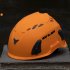 Climbing Helmet Professional Mountaineer Rock MTB Helmet Safety Protect Outdoor Camping Hiking Riding Helmet Orange  56cm 62cm 