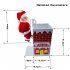 Climbing Santa Electric Toy Christmas Gift Novelty Doll Funny Toys For Children New Year Christmas Party Toy Golden footed Santa