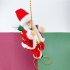 Climbing Santa Electric Toy Christmas Gift Novelty Doll Funny Toys For Children New Year Christmas Party Toy Four circle parachute santa