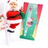 Climbing Santa Electric Toy Christmas Gift Novelty Doll Funny Toys For Children New Year Christmas Party Toy Four circle parachute santa