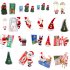 Climbing Santa Electric Toy Christmas Gift Novelty Doll Funny Toys For Children New Year Christmas Party Toy Four circle parachute santa