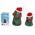 Climbing Santa Electric Toy Christmas Gift Novelty Doll Funny Toys For Children New Year Christmas Party Toy Four circle parachute santa