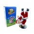 Climbing Santa Electric Toy Christmas Gift Novelty Doll Funny Toys For Children New Year Christmas Party Toy Four circle parachute santa