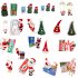 Climbing Santa Electric Toy Christmas Gift Novelty Doll Funny Toys For Children New Year Christmas Party Toy Four circle parachute santa