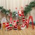 Climbing Santa Electric Toy Christmas Gift Novelty Doll Funny Toys For Children New Year Christmas Party Toy Four circle parachute santa