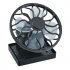 Clip on Hat Mini Clip Solar Sun Energy Power Panel Cell Cooling Fan Cooler  Square base