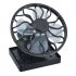 Clip on Hat Mini Clip Solar Sun Energy Power Panel Cell Cooling Fan Cooler  Square base
