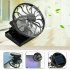 Clip on Hat Mini Clip Solar Sun Energy Power Panel Cell Cooling Fan Cooler  Square base