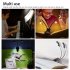 Clip on Led Light 2pcs Arms Multipurpose Adjustable Dimmable Rechargeable Super Bright Reading Lamp 2pcs Arms 4 lights