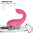 Clitoral Vibrator Wireless APP Remote Vibration Massager Nipple Stimulator Female Sex Toy For Adult Couples Women rose Red Remote control model