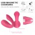 Clitoral Vibrator Wireless APP Remote Vibration Massager Nipple Stimulator Female Sex Toy For Adult Couples Women rose Red Remote control model