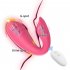 Clitoral Vibrator Wireless APP Remote Vibration Massager Nipple Stimulator Female Sex Toy For Adult Couples Women rose Red Remote control model