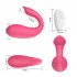 Clitoral Vibrator Wireless APP Remote Vibration Massager Nipple Stimulator Female Sex Toy For Adult Couples Women rose Red Remote control model