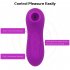 Clitoris Sucking Vibrator for Women Adorime Rechargeable Nipples Suction Stimulator Waterproof Adult Sex Toys purple