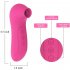 Clitoris Sucking Vibrator for Women Adorime Rechargeable Nipples Suction Stimulator Waterproof Adult Sex Toys rose Red