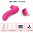 Clitoris Sucking Vibrator for Women Adorime Rechargeable Nipples Suction Stimulator Waterproof Adult Sex Toys rose Red