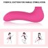 Clitoris Sucking Vibrator for Women Adorime Rechargeable Nipples Suction Stimulator Waterproof Adult Sex Toys rose Red