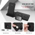 Clock 15w 3 in 1 Wireless  Charger Double Coil Fast Charging Lightweight Portable Compatible For Iphone Iwatch Headphones black