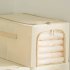 Clothes Storage Bins  Large Storage Bags With Zipper  Transparent Window  Metal Frame  Durable Handle Foldable Closet Sweaters Organizers For Bed Sheets  Clothi