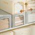 Clothes Storage Bins  Large Storage Bags With Zipper  Transparent Window  Metal Frame  Durable Handle Foldable Closet Sweaters Organizers For Bed Sheets  Clothi