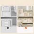 Clothes Storage Bins  Large Storage Bags With Zipper  Transparent Window  Metal Frame  Durable Handle Foldable Closet Sweaters Organizers For Bed Sheets  Clothi