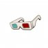 Clothes Trim Cute Eye Shoe Sunglasses Iice Cream Shape Badge Alloy Pin Brooch for Clothing Bag Accessories