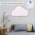 Cloud LED Night Light 7 color Room Emergency Lamp for Corridor Bedroom Garage USB AA Battery Dual Power Supply Pink