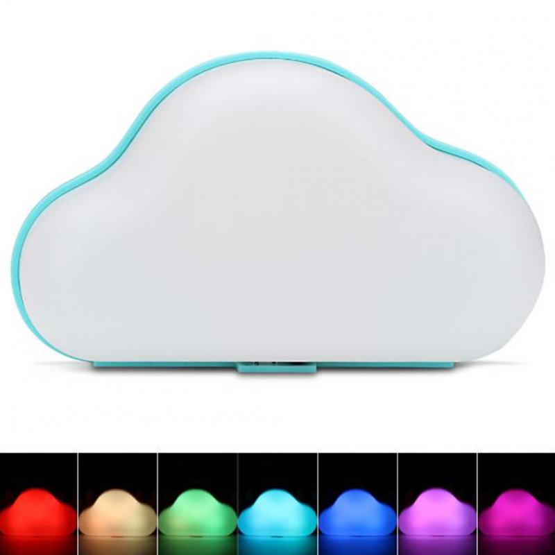 Cloud LED Night Light 7-color Room Emergency Lamp for Corridor Bedroom Garage USB/AA Battery Dual Power Supply Pink
