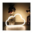 Cloud Neon Signs, Battery USB Powered Cloud Shaped Decoration Wall Lights, Aesthetic Decoration