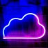 Cloud Neon Signs  Battery USB Powered Cloud Shaped Decoration Wall Lights  Aesthetic Decoration For Teens Girls Boys Kids Room Christmas Birthday Wedding Party 