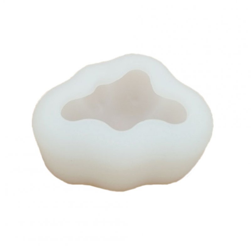 Cloud Silicone Mold Kitchen Mould Aromatherapy Candle Plaster Mold Chocolate Cake Decoration Mold semi-transparent