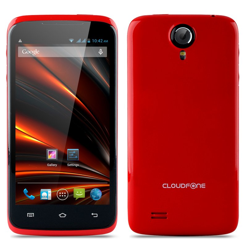 Cloudfone Excite 470q Phone (Red)