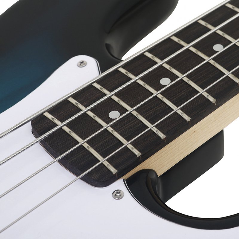 ST 4 Strings Electric Bass Guitar For Beginner 21 Frets Bass Guitar With Strings Amp Tuner Connection Cable Wrenches 