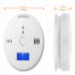 Co Carbon Monoxide Gas Detector Alarm Lcd Display Battery Powered Household Coal Stove Honeycomb Soot Detector As shown