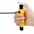 Coax Stripper  Coaxial Cable Stripper With Wear Resistant Blade  Pen Clip  Built in Spring  Portable Coax Stripping Tool For RG59  RG11  RG7  RG6 Yellow  bliste