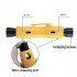 Coax Stripper  Coaxial Cable Stripper With Wear Resistant Blade  Pen Clip  Built in Spring  Portable Coax Stripping Tool For RG59  RG11  RG7  RG6 Yellow  bliste