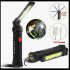Cob Led Work Light Super Bright Usb Rechargeable Torch Flashlight Non slip Folding 360 degree Rotation Torch Lamp