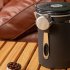 Coffee Canister Coffee Storage Airtight Canister With Measuring Spoon CO2 Release Valve Silicone Rubber Sealing Strip Coffee Canister For Beans Sugar 1 8L White